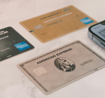 Amex Cards - the boujee duck the boujee duck American Express credit cards on marble surface