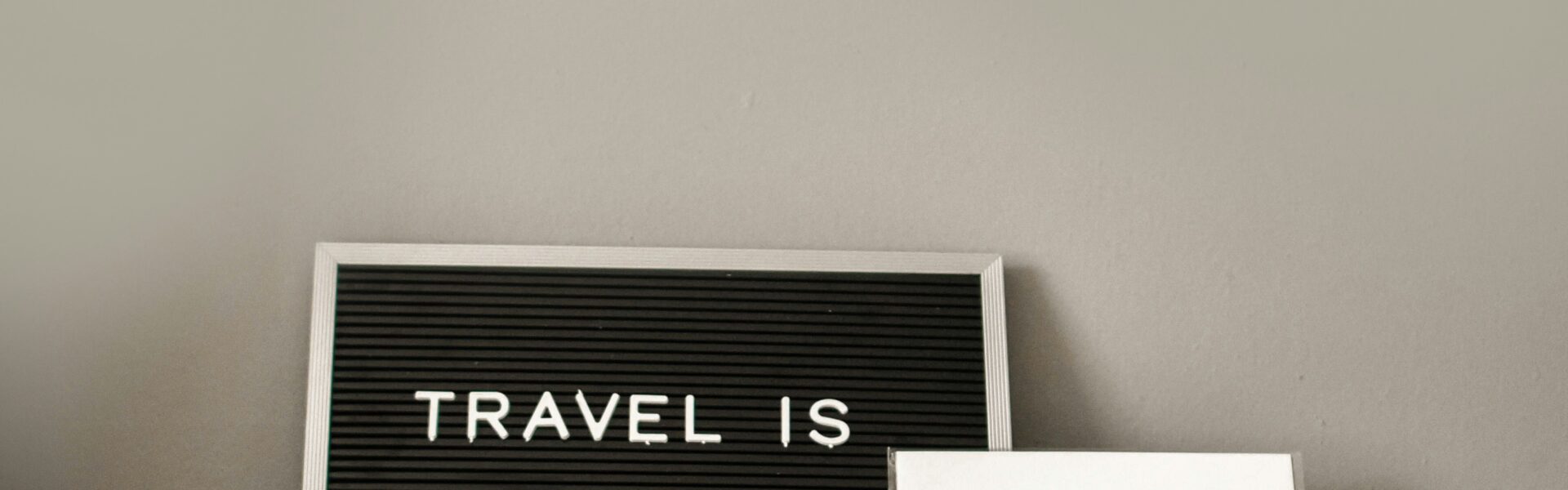 Travel Is Good For The Soul - the boujee duck the boujee duck Letter board sign reading Travel Is Good For The Soul with passport and camera